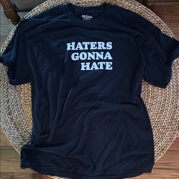 Gildan Other - Gildan Black T-Shirt Haters gone Hate  with White Text Size XL. 💯cotton! #relax